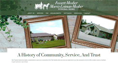 Desktop Screenshot of fossettmosherfuneralhome.com